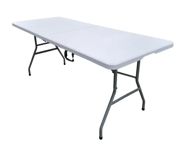 6 foot white table rental