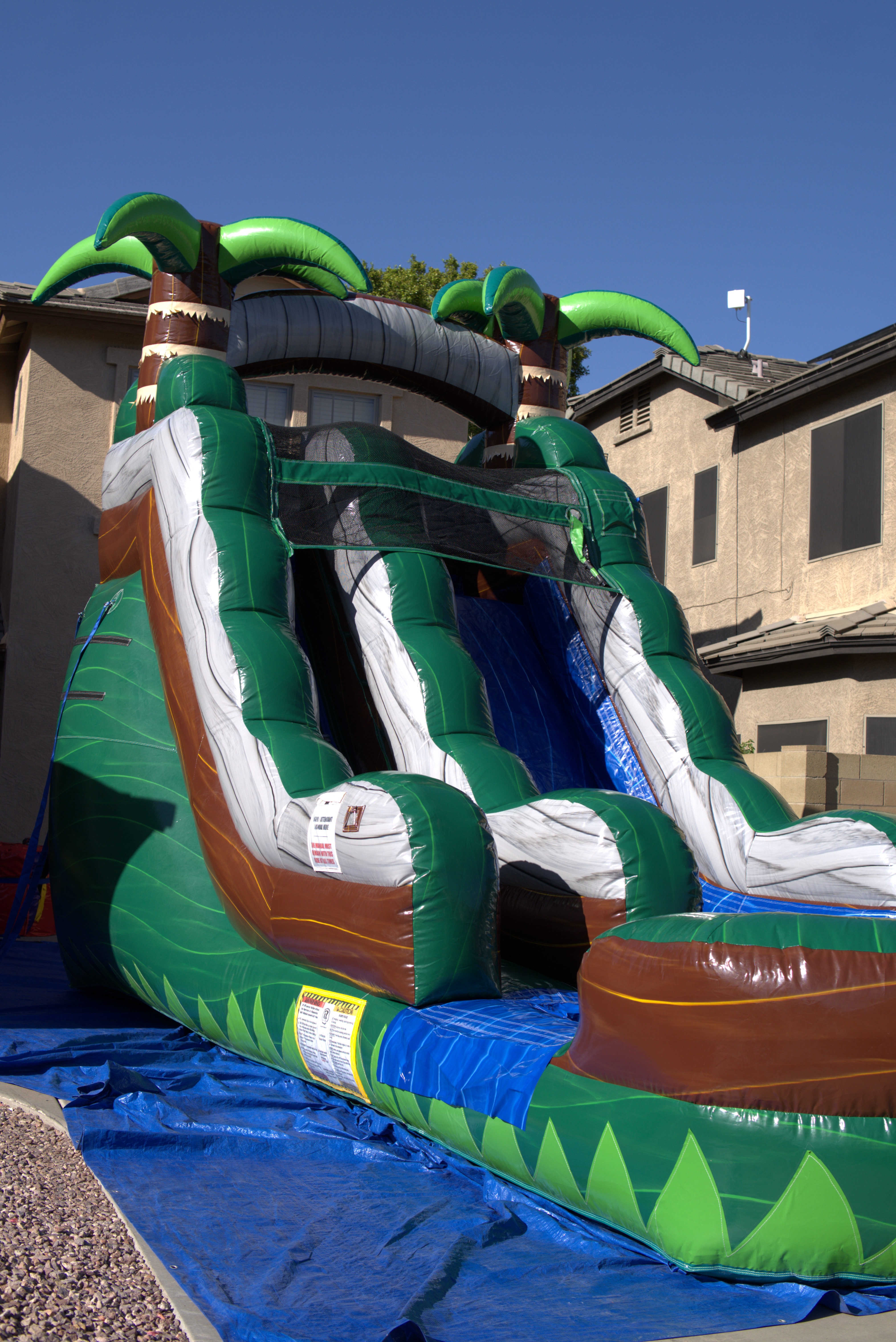 Green water slide rental in Avondale Arizona